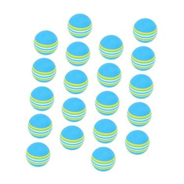 Imagem de WHAMVOX 50 Unidades bola de arco-íris de golfe bola de eva bola de prática interna bolas elásticas prazer dante fun jogar bola para treino praticar bola interior bola coberta gato bola