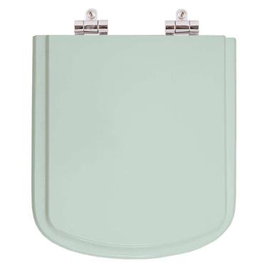 Imagem de Assento Sanitário Poliester Soft Close Bali Verde Agua (Verde Claro) para vaso Incepa