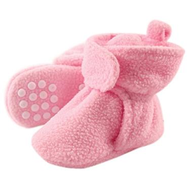 Imagem de Luvable Friends Botas de lã aconchegantes para bebês meninas, Rosa claro, 12-18 meses