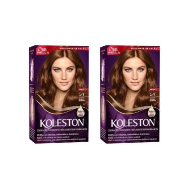 Imagem de Coloraçao Koleston 54 Castanho Dourado Acobreado-Kit C/2Un