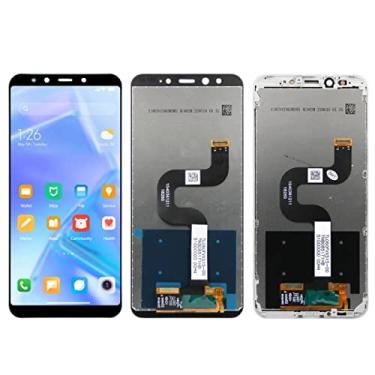 Imagem de SHOWGOOD Tela de exibição de 6 polegadas com moldura para Xiaomi Mi A2, tela LCD sensível ao toque digitalizador para Mi 6X M1804D2SG M1804D2SI (preto com moldura)