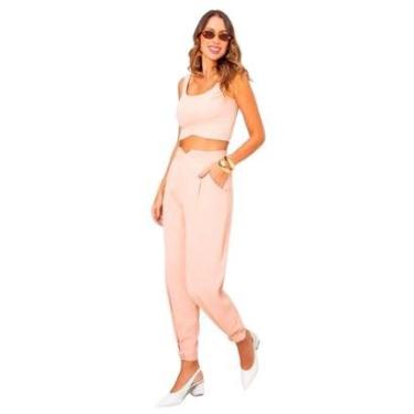 Imagem de CONJUNTO ALFAIATARIA TOP E CALÇA PREMIUM ELEGANTE-Feminino