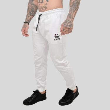 Imagem de Calça Moletom Masculino Jogger Slim Agasalho Flanelado Carinha Feliz-Masculino