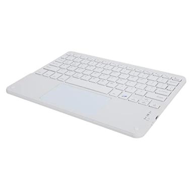 Imagem de Teclado Sem Fio, Teclado Touch Multifuncional Com Função Touchpad para Smartphones, Laptops e Tablets (Branco)