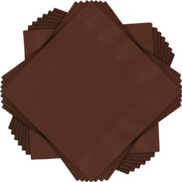 Imagem de Guardanapos marrons para bebidas, 20 unidades