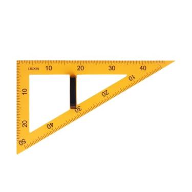 Imagem de IEUDNS Equipamento de geometria matemática de grande número, régua transferidora, medição de ângulo, auxiliares de professor, ferramenta de desenho, Triângulo de 60 graus