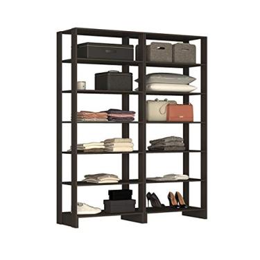 Imagem de Guarda Roupa Closet 12 Prateleiras Yes EY103.103 Nova Mobile Grafite Intenso