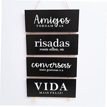 Imagem de PLACA EM MDF COM FRASES 25x42cm
