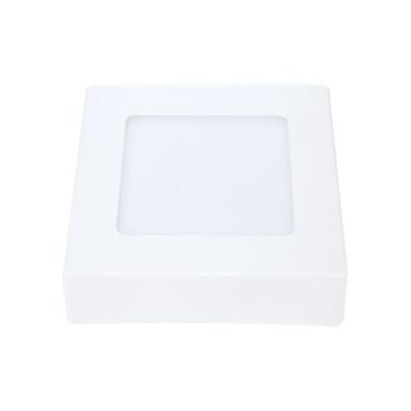 Imagem de Painel Led Avant Quadrado Sobrepor 6W 3000k Bivolt Branco