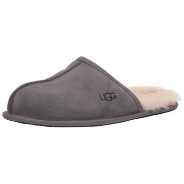 Imagem de UGG Pantufa masculina Scuff, Cinza escuro, 8