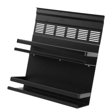 Imagem de Organizador da Cremalheira da Especiaria da Montagem na Parede, Cremalheira de Armazenamento do Tempero da Liga de Alumínio da Multi Camada para a Cozinha Com Economia de Espaço