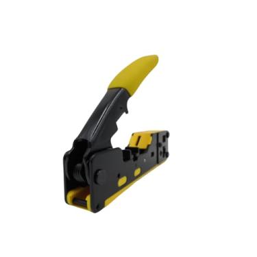 Imagem de Captou - Alicate Crimpador Profissional BOM-1707 para Redes - RJ45, RJ12, RJ11, EZ Crimp (Passagem) - Corte Preciso e Catraca