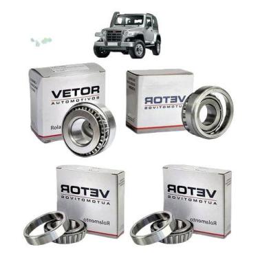 Imagem de Kit Rolamento Pião Piao Coroa Diferencial Troller 2004 2014 - Girar Ro