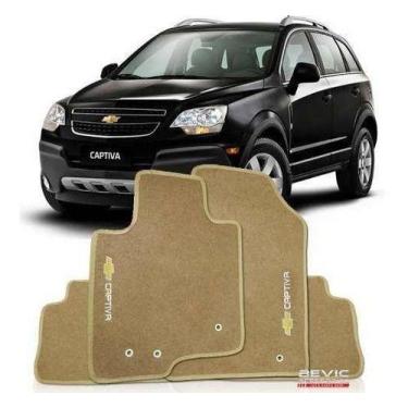 Imagem de Jogo Tapete/carpete  Personalizado Captiva 2008 Em Diante - QualiCarpe