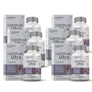 Imagem de 6x Cartiplan Ultra Colágeno Tipo 2 60 Cápsulas Nutrends, Sem Sabor