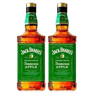 Imagem de Whisky Jack Daniels Americano 5 Anos Apple 1L 2 Unidades