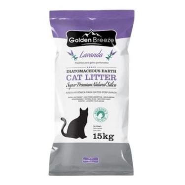 Imagem de Areia Higiênica Golden Breeze Perfume Lavanda para Gatos 15kg