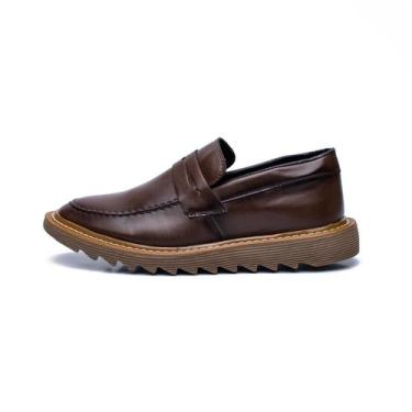 Imagem de Sapato Masculino Dubai Oxford Tratorado Social Mocassim Casual Moderno