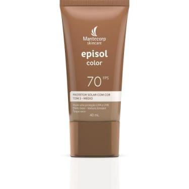 Imagem de Protetor Solar Facial Episol Color Tom 3 Medio Fps 70 40ml - MANTECORP