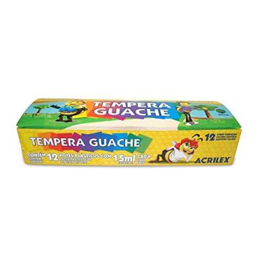 Imagem de Tempera Guache 15ml 12 Cores, Acrilex, 020120000, Multicor