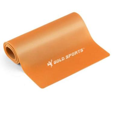 Imagem de Faixa Elástica Gold Sports Polaris, Unissex, Laranja