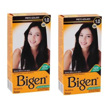 Imagem de Kit 2 Tintas Tintura Coloração Em Pó Bigen - Selecione A Cor - Cless, 