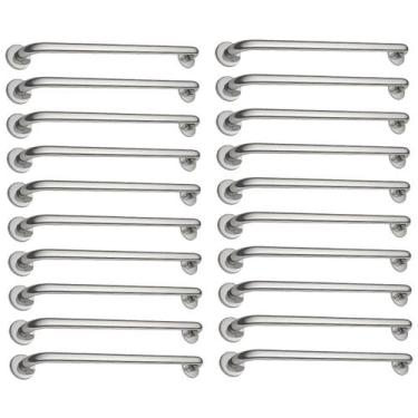 Imagem de Alça de Apoio Kit 20 Unidades Barra 70cm Inox Deficiente Anti Queda Cr