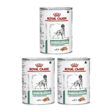 Imagem de Kit 3 Unidades Ração Wet Canine Diabetic Special 410g Royal - Royal Ca