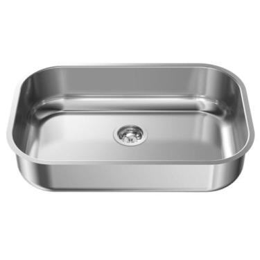 Imagem de Cuba de Embutir para Cozinha N2 1C GhelPlus Cromado - De bacco