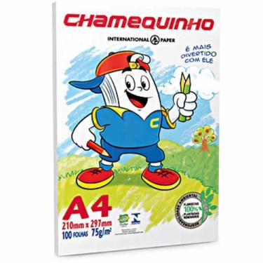 Imagem de Papel Sulfite A4 Chamequinho 100 Folhas - Chamex