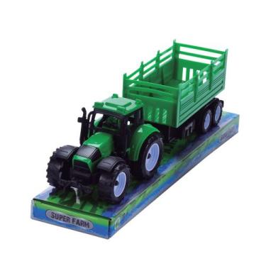 Imagem de Trator de Brinquedo a Fricção Farmer Truck - Pica Pau