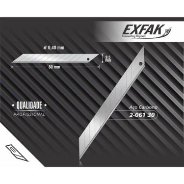 Imagem de LAMINA PARA ESTILETE ACO CARBONO SEMI PROFISSIONAL Ref. 2-061 30 - EXF