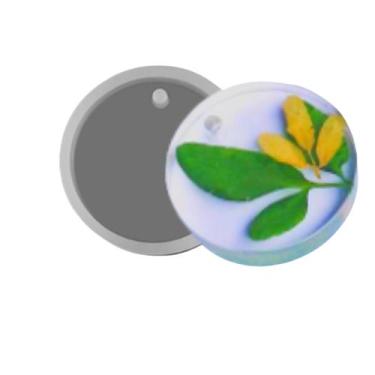 Imagem de Molde De Silicone Formato Bijuteria Unitario Redondo Pequeno - Ohana Q