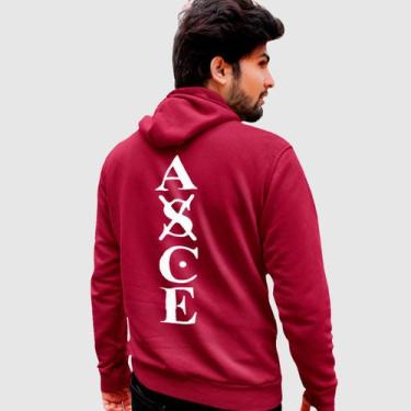 Imagem de Blusa Moletom Genuine Grit Masculina Estampada Algodão 30.1 Axce, Vinh