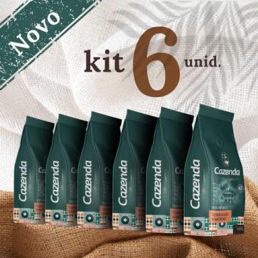 Imagem de Kit 6 Un Café CAZENDA 500g Gourmet Torrado e Moído