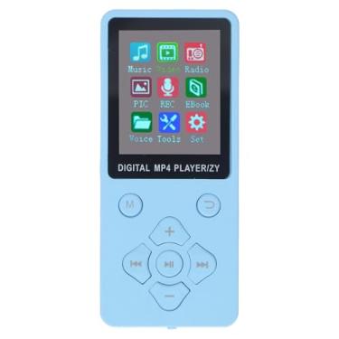 Imagem de Mp4 Player Leitor de Mp3 Portátil para 5.0, Reprodutor de Vídeo Mp4, Tela Colorida, Imagens de Suporte para Música, Suporta Livros, Reprodutores de Mp3 e Mp4 Ultrafinos (Azul)