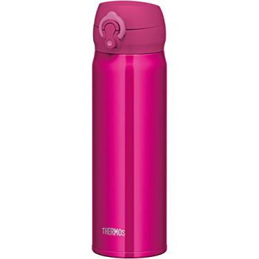 Imagem de Thermos JNL-505 RR Caneca portátil isolada a vácuo, 500 ml, rosa vermelha