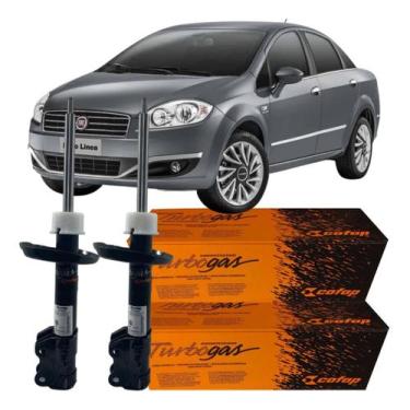 Imagem de Kit Amortecedor Cofap Dianteiro Fiat Linea 1.9 16v 2010
