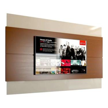 Imagem de Painel para tv wall limit 2,20 largura off white/freijo - Village Móve