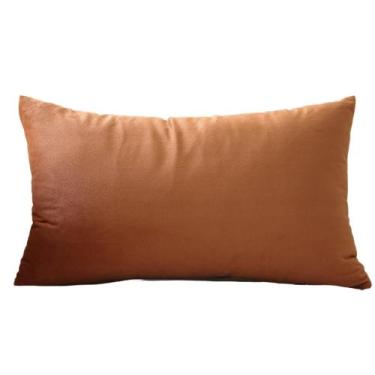 Imagem de Almofada Veludo Cobre Retangular - Cazachic, Somente Capa