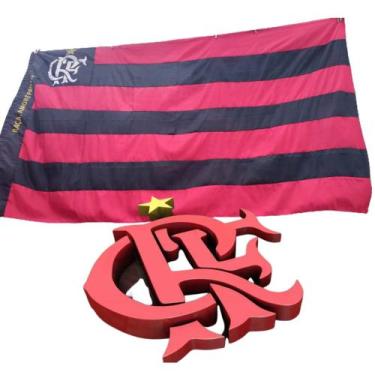 Imagem de Flamengo Bandeira Muito Grande 2.70 X 1.65 Clube Regatas - bandeira fl