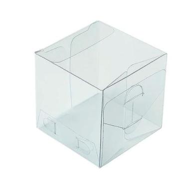 Imagem de Caixa Cubo Transparente K8 (10cm x 10cm x 10cm) - 50 unidades - Rizzo