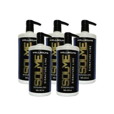 Imagem de Soume Signature Line Shaving Gel 1kg Pack C/5 - Wellsoume Cosméticos 