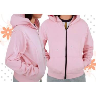 Imagem de Casaquinho de Moletom Inverno Feminino Com Capuz - E.N.G. CONFECCOES, 