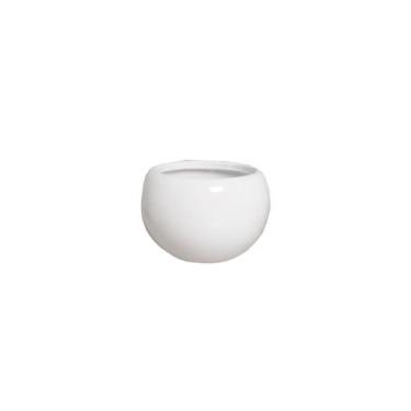 Imagem de Cachepot Decorativo em Cerâmica Home Modelo Bowl P Branco - Sara Decor