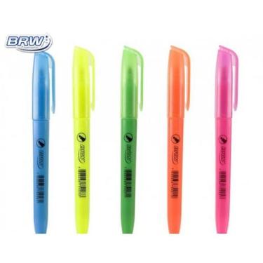 Imagem de Marca Texto Fluorecente kit 5 Cores - BRW