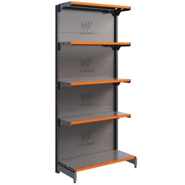 Imagem de Gôndola Parede 1 Inicial 1,70 m 40KG FIT Expositor de Supermercado Amapá