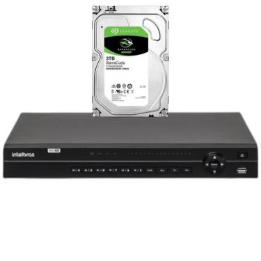 Imagem de Dvr gravador 1232 INTELBRAS 32 canais Full hd + hd 3tb