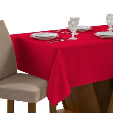 Imagem de Toalha De Mesa 1,50x1,50 Tecido Oxford Quadrada Jantar 4 lugares - flo