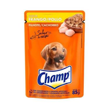 Imagem de Ração Para Cachorro Filhote Champ Frango Sache 85G - Embalagem com 20 